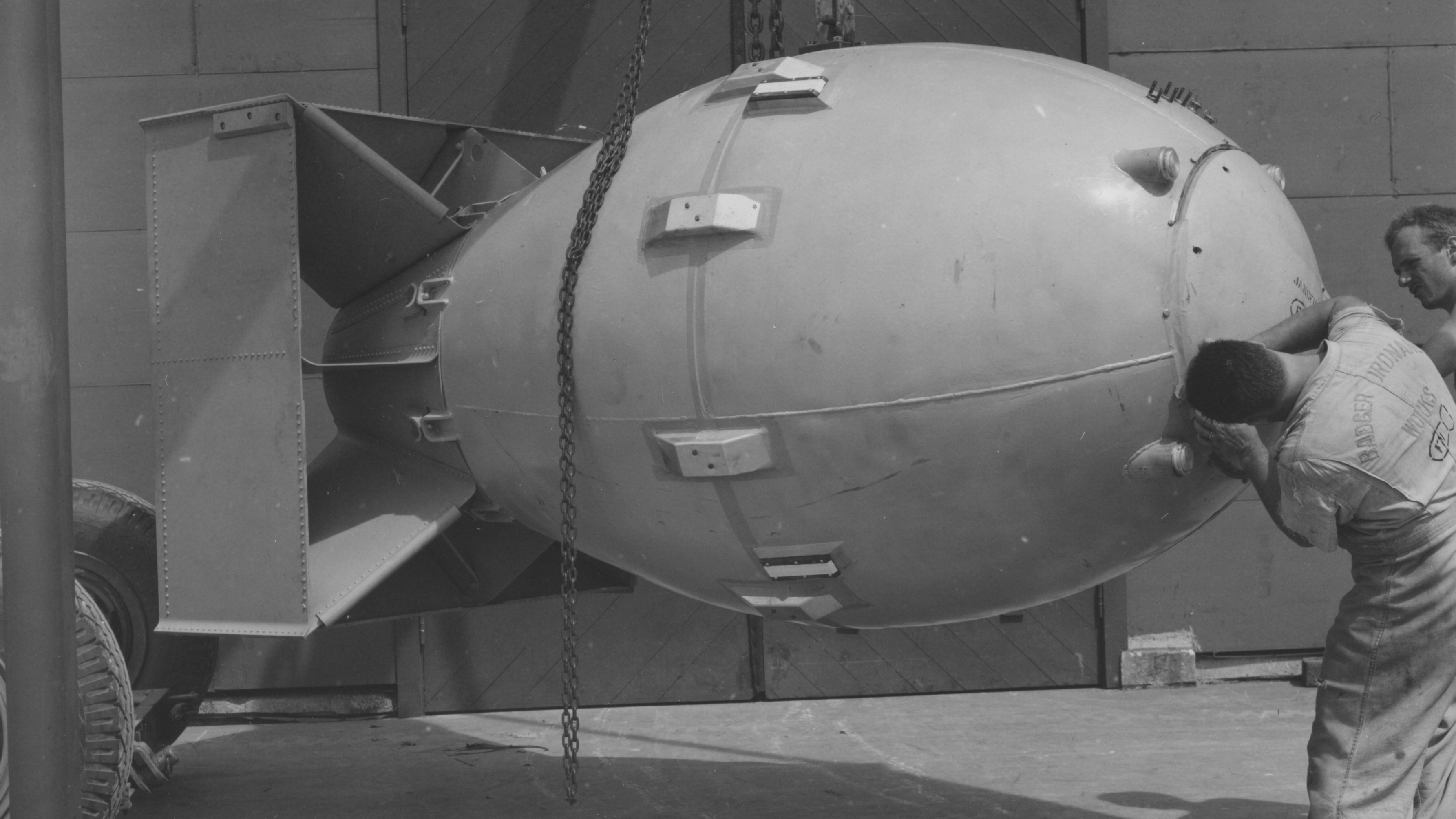 "Fat Man" bomb dropped on Nagasaki